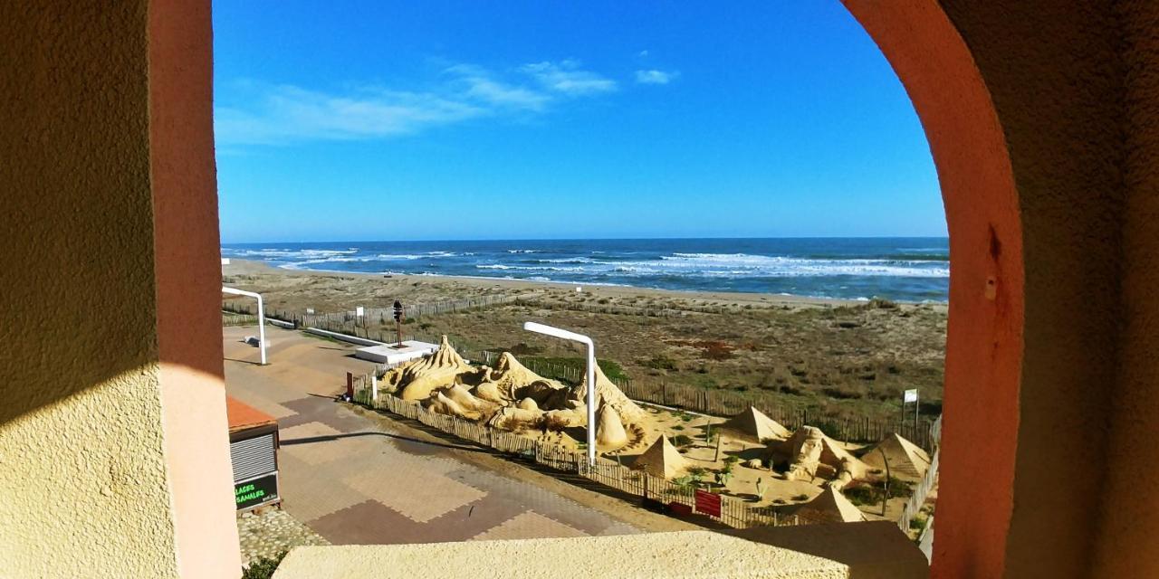 Vue Mer Panoramique Wifi Gratuit Le Barcarès Exterior foto