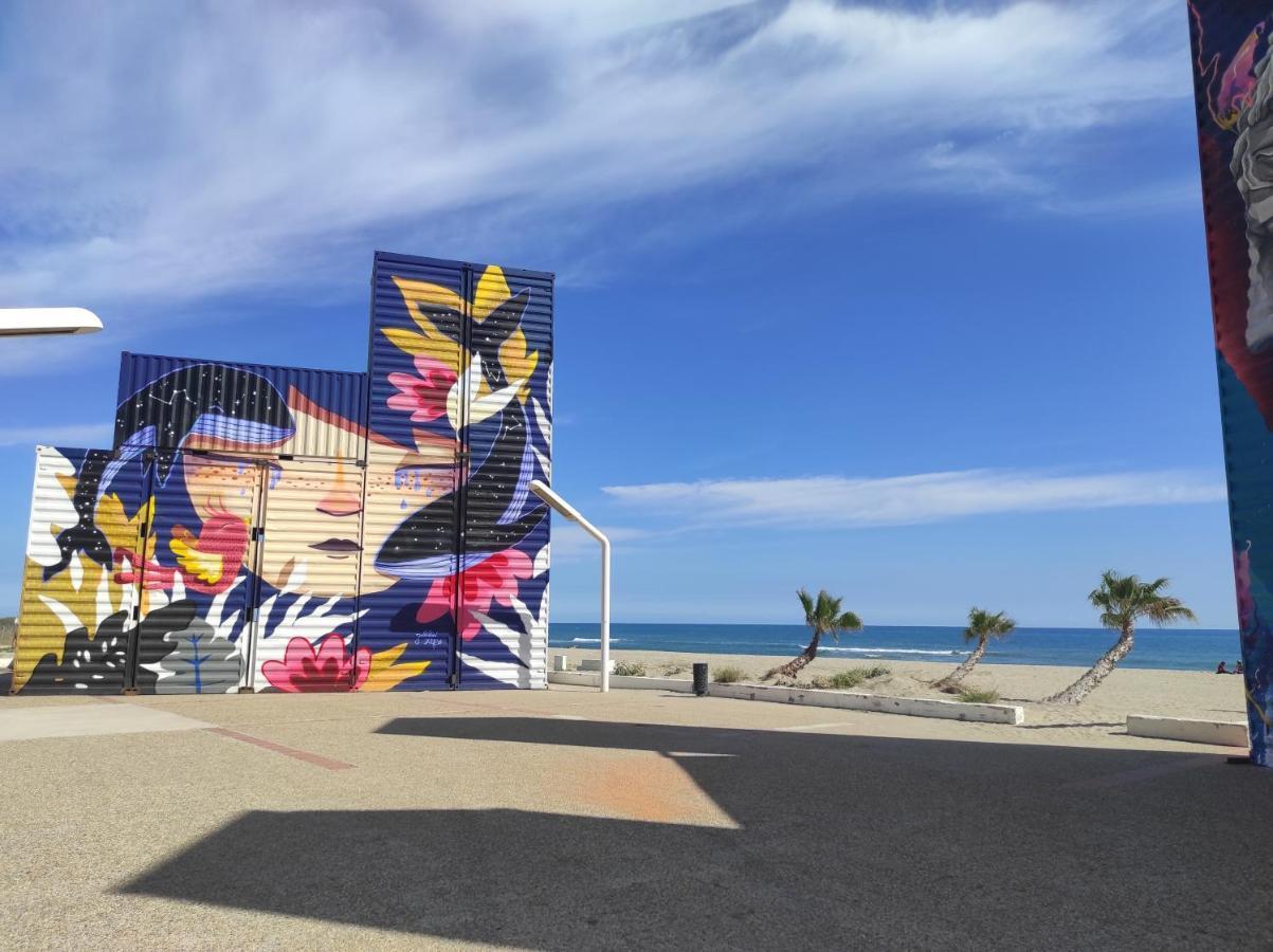 Vue Mer Panoramique Wifi Gratuit Le Barcarès Exterior foto